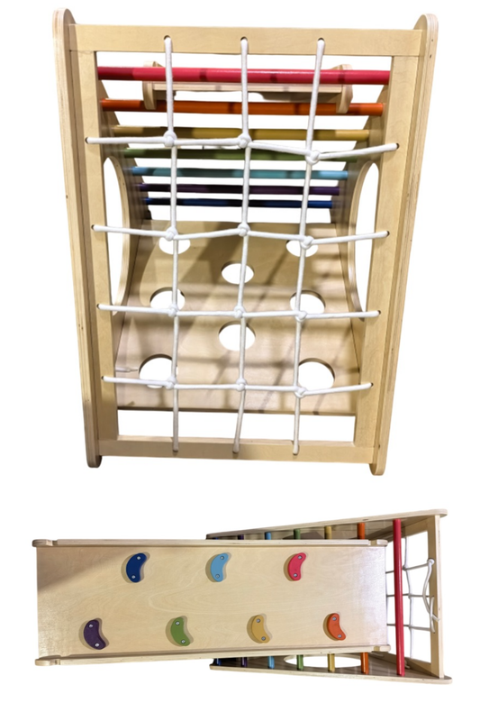 Triángulo Triple de escalada con Rampla XL