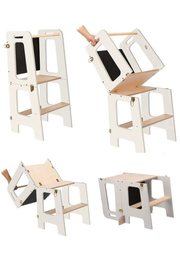 Torre de aprendizaje convertible 3 en 1 – tres etapas en una sola pieza
