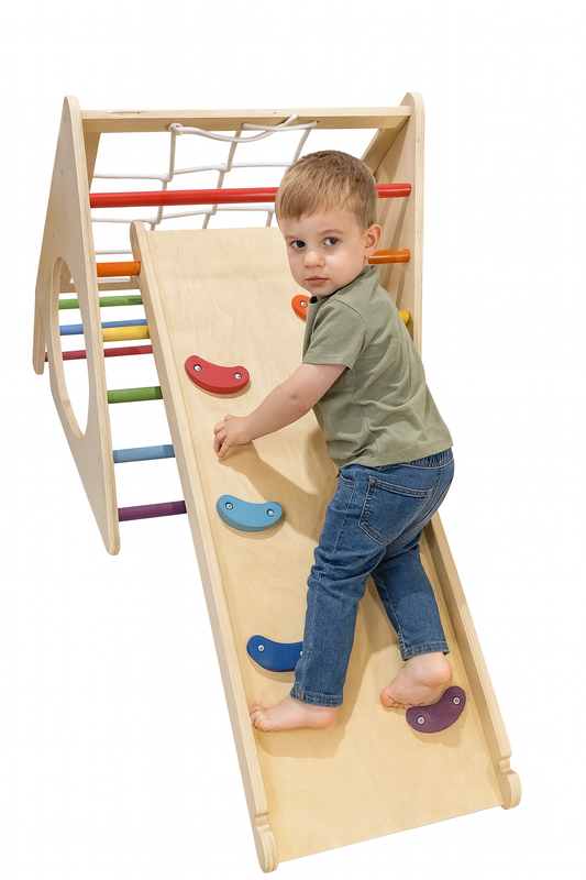 Triángulo Triple de escalada con Rampla XL