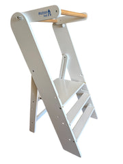 Torre de aprendizaje plegable – autonomía sin sacrificar espacio