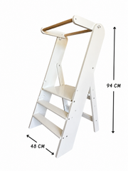 Torre de aprendizaje plegable – autonomía sin sacrificar espacio