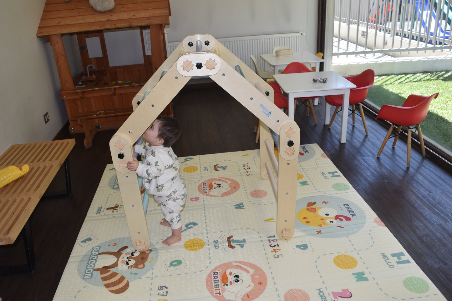 Triángulo evolutivo con Rampa – la estructura que crece con tu hijo