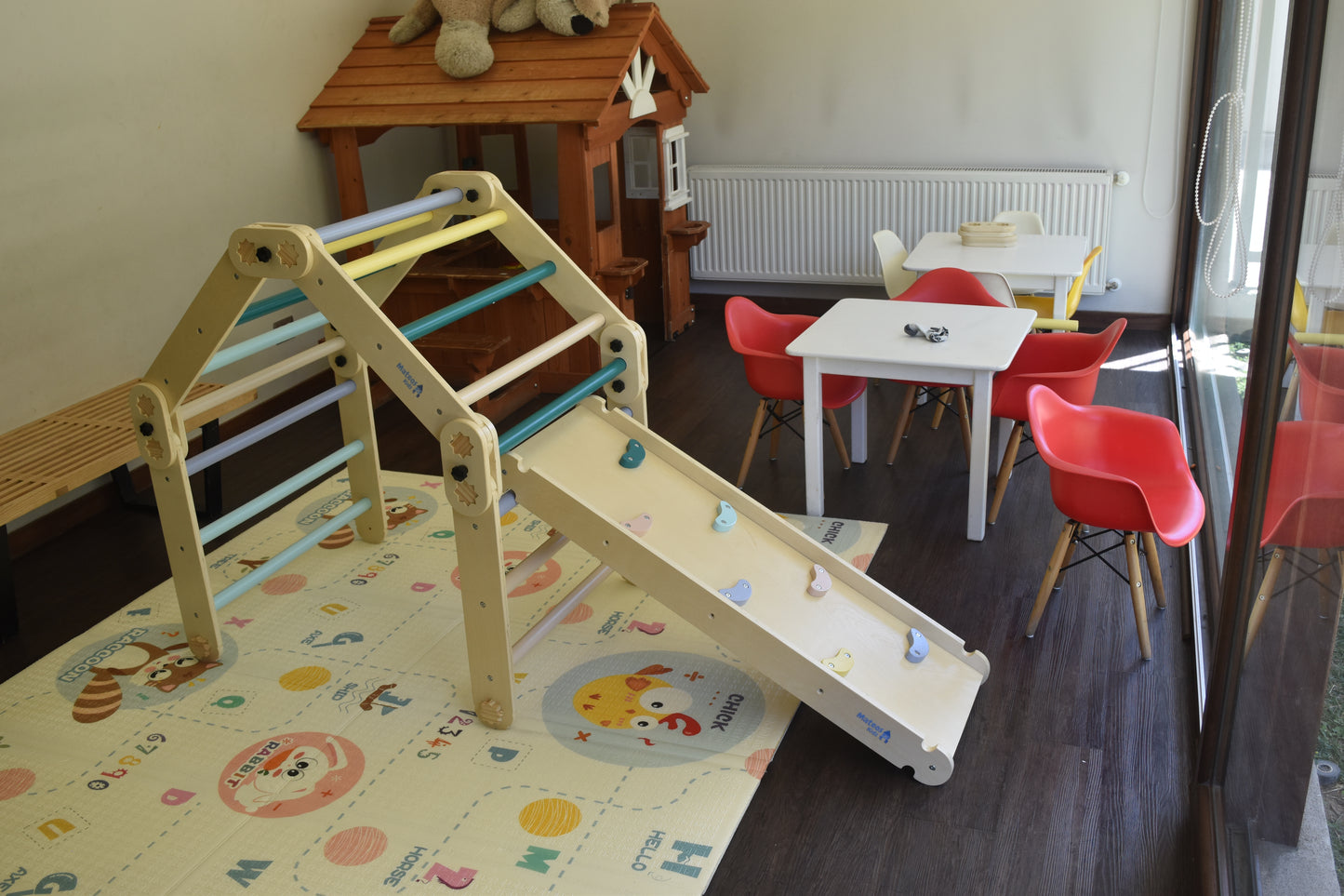 Triángulo evolutivo con Rampa – la estructura que crece con tu hijo