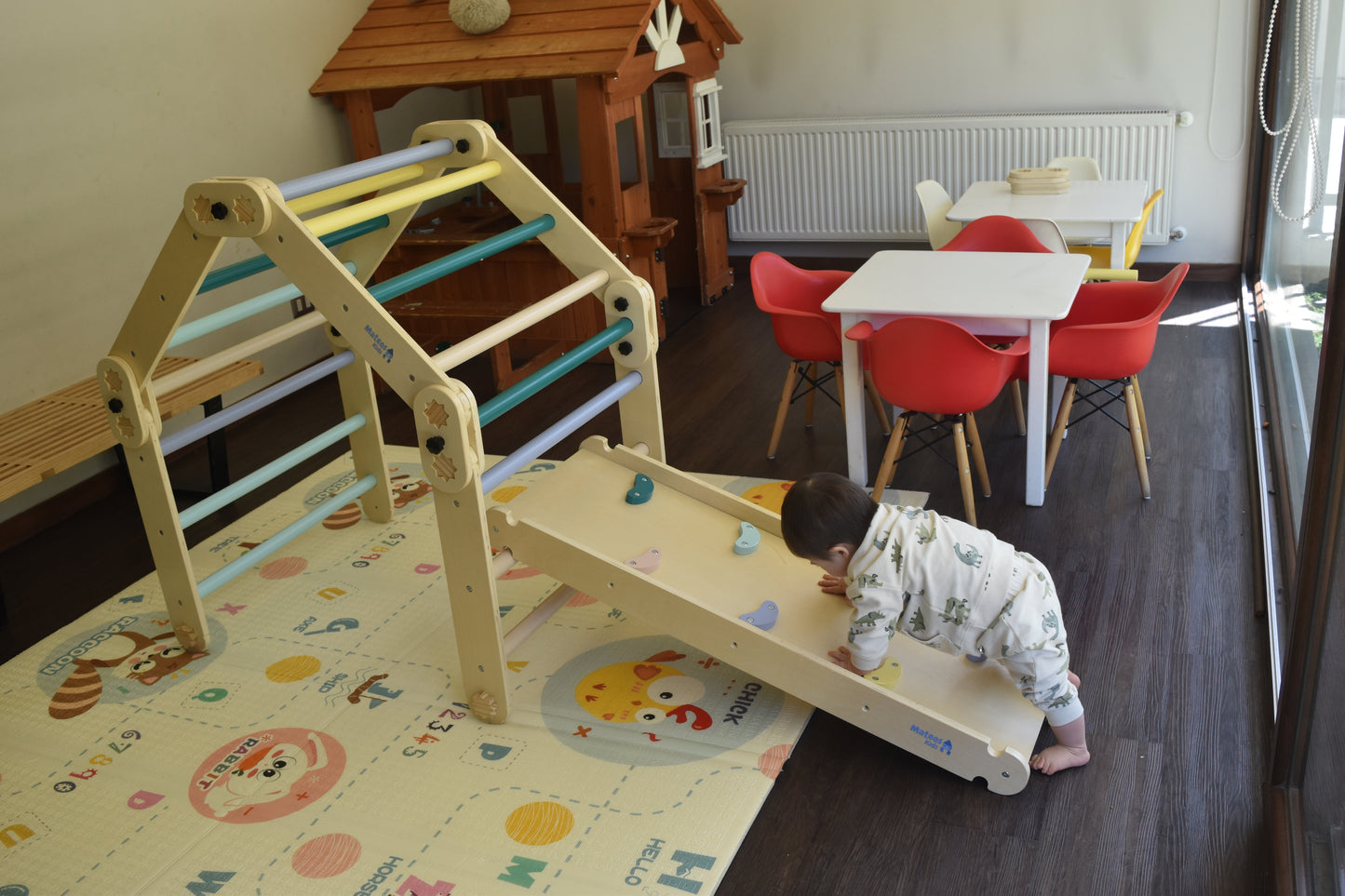 Triángulo evolutivo con Rampa – la estructura que crece con tu hijo