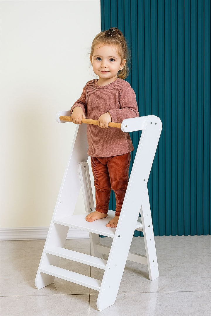 Torre de aprendizaje plegable – autonomía sin sacrificar espacio