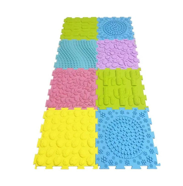 Pack alfombra sensorial 8 piezas – descalzos y aprendiendo