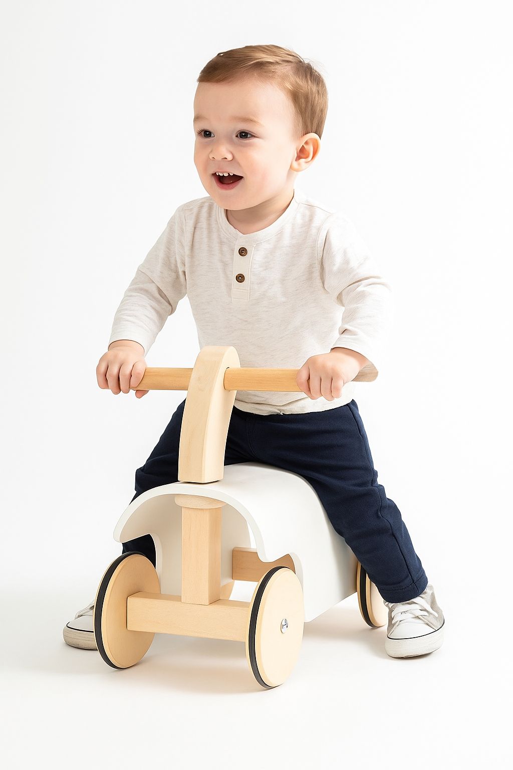 Bicicleta de Equilibrio Blanca